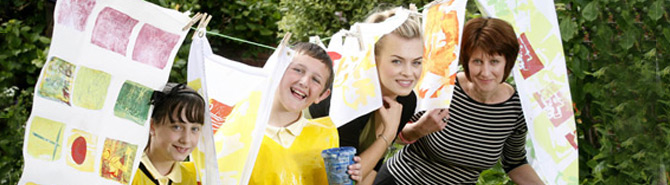 Jones Bros helps Denbighshire school pupils fly the flag for the Eisteddfod